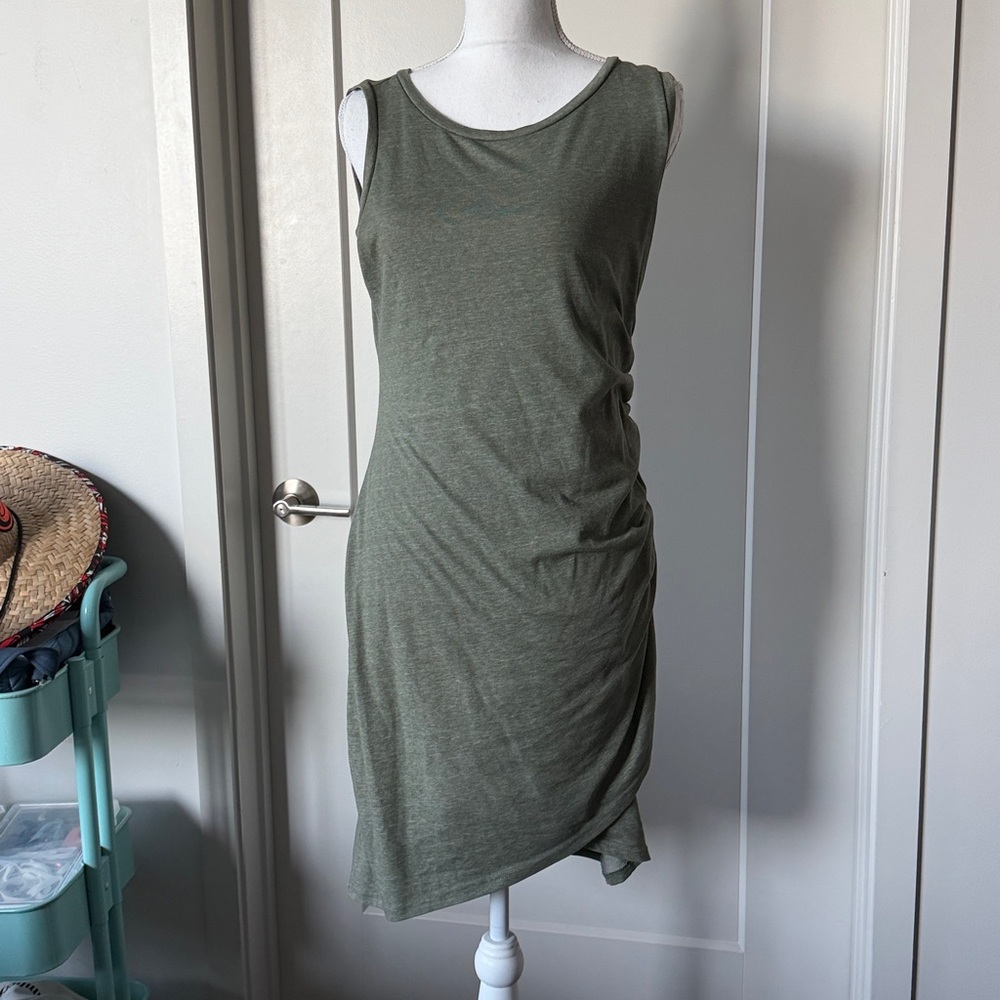 EUC Leith Olive Green Sleeveless Dress